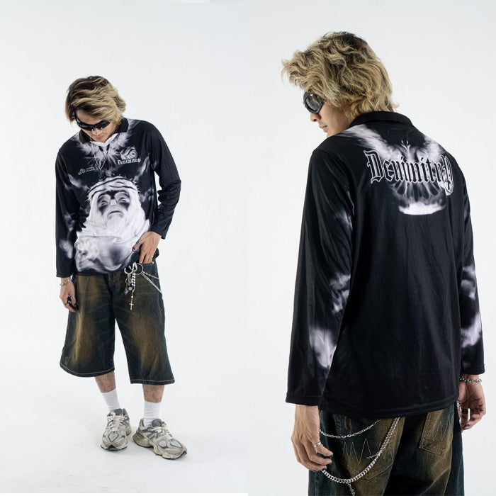 JESUS Jersey Long Sleeve Black - Jersey