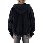 DENIMITUP trilogo zip hoodie - Black - Hoodie
