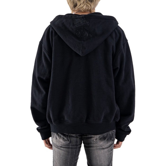 DENIMITUP trilogo zip hoodie - Black - Hoodie