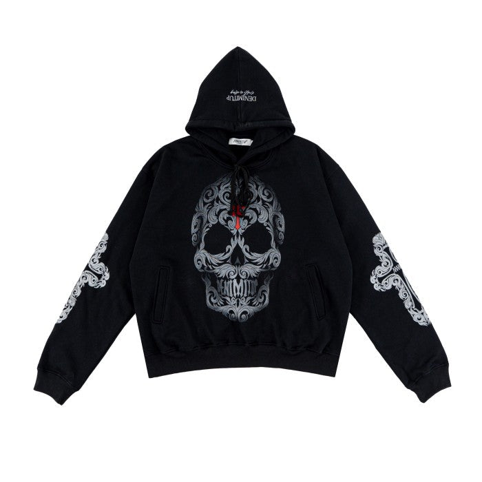 DENIMITUP Trilogo skull warrior - Black - Hoodie