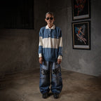 Knitwear DENIMITUP - Stripes blue and white - Long Sleeve T-Shirt