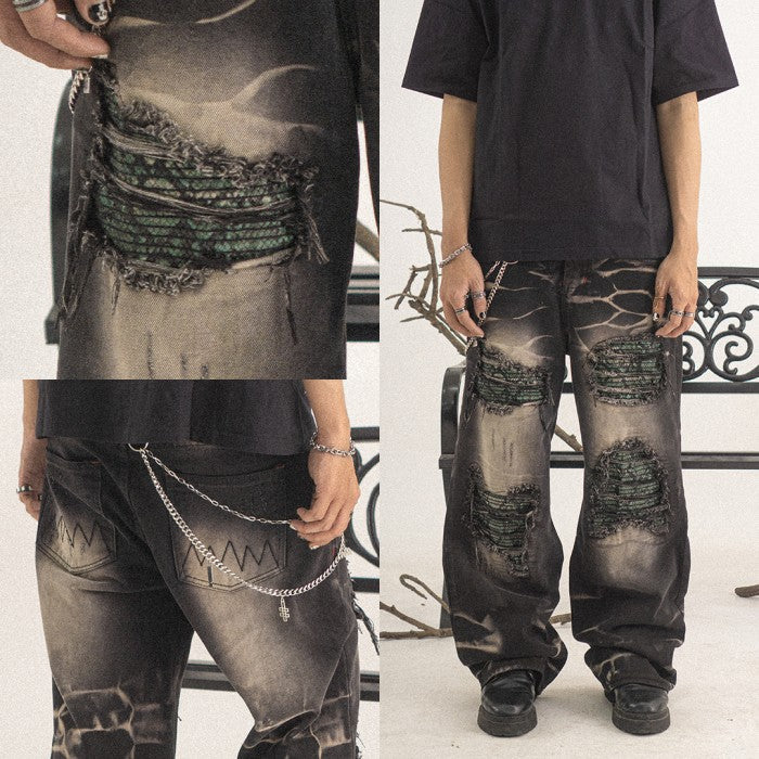 H1 Baggy Quad Viper - Shadow grey - Jeans Pants