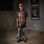 H1 baggy tri biker - Acid grey - Jeans Pants