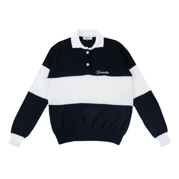 Knitwear DENIMITUP - Stripes black and white - Long Sleeve T-Shirt