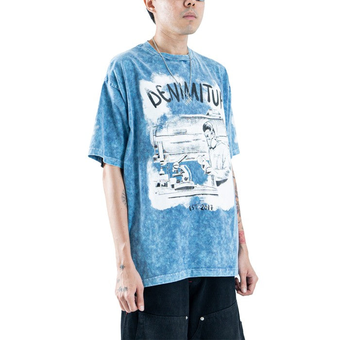 Denimitup I feel like Patron - Snowish ice blue tee - T-Shirt