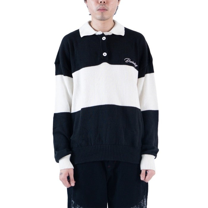 Knitwear DENIMITUP - Stripes black and white - Long Sleeve T-Shirt