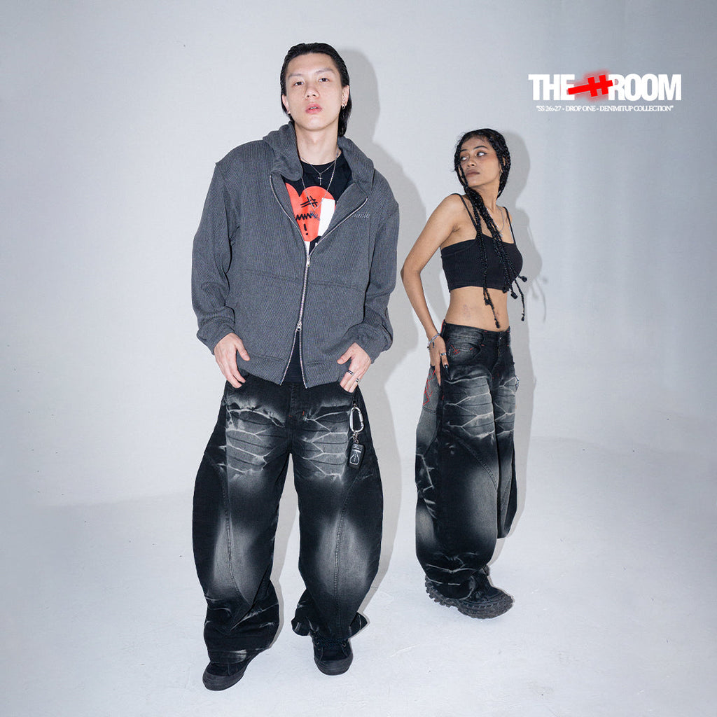 A1 Wide Barrel - Greyish Black - Jeans