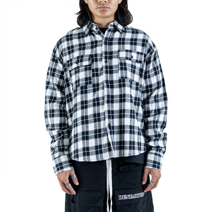 DENIMITUP - Monochrome flannel - Men Shirt
