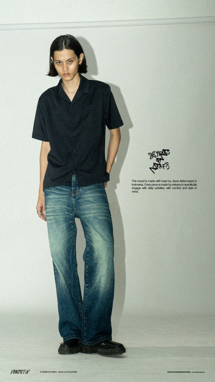 H1 baggy - Midnight green - Jeans Pants