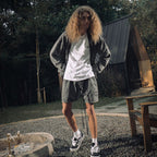 DENIMITUP Sweat Short - Snowish Black - Short Pants