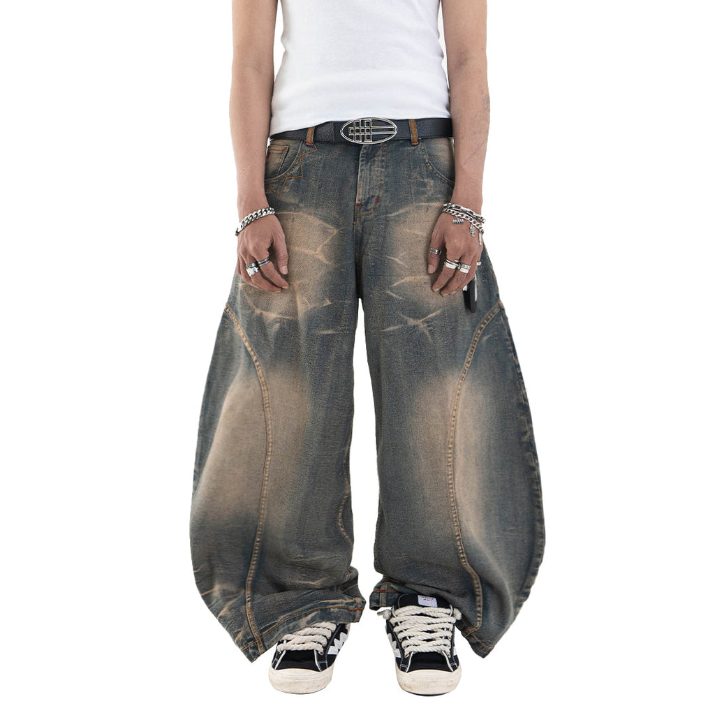 A1 Wide Barrel - Vintage Blue - Jeans
