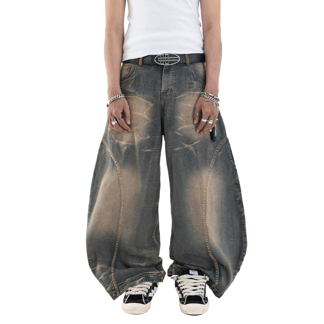 A1 Wide Barrel - Vintage Blue - Jeans