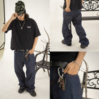 H1 baggy - Raw indigo blue  - Jeans Pants
