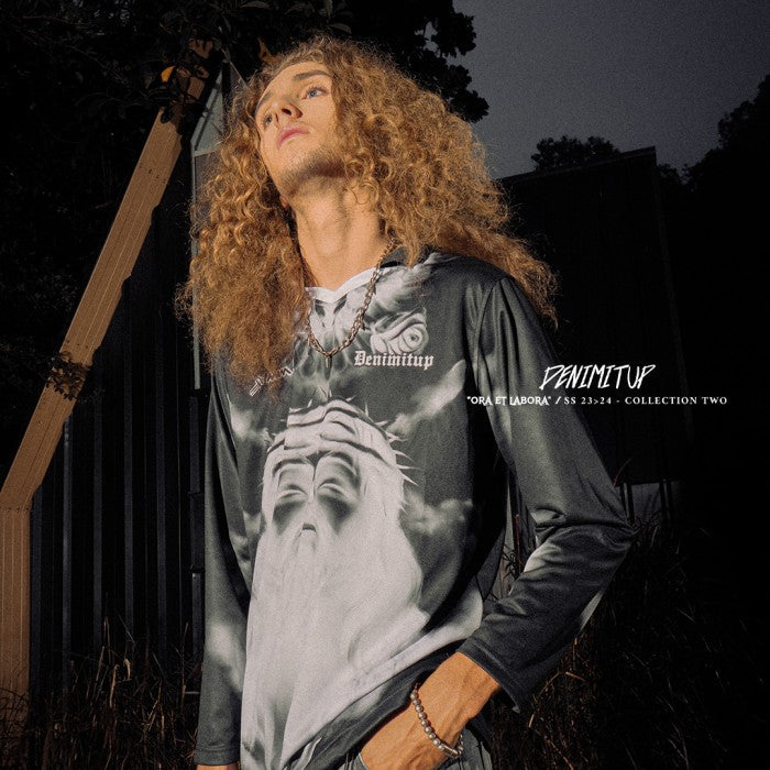 JESUS Jersey Long Sleeve Black - Jersey