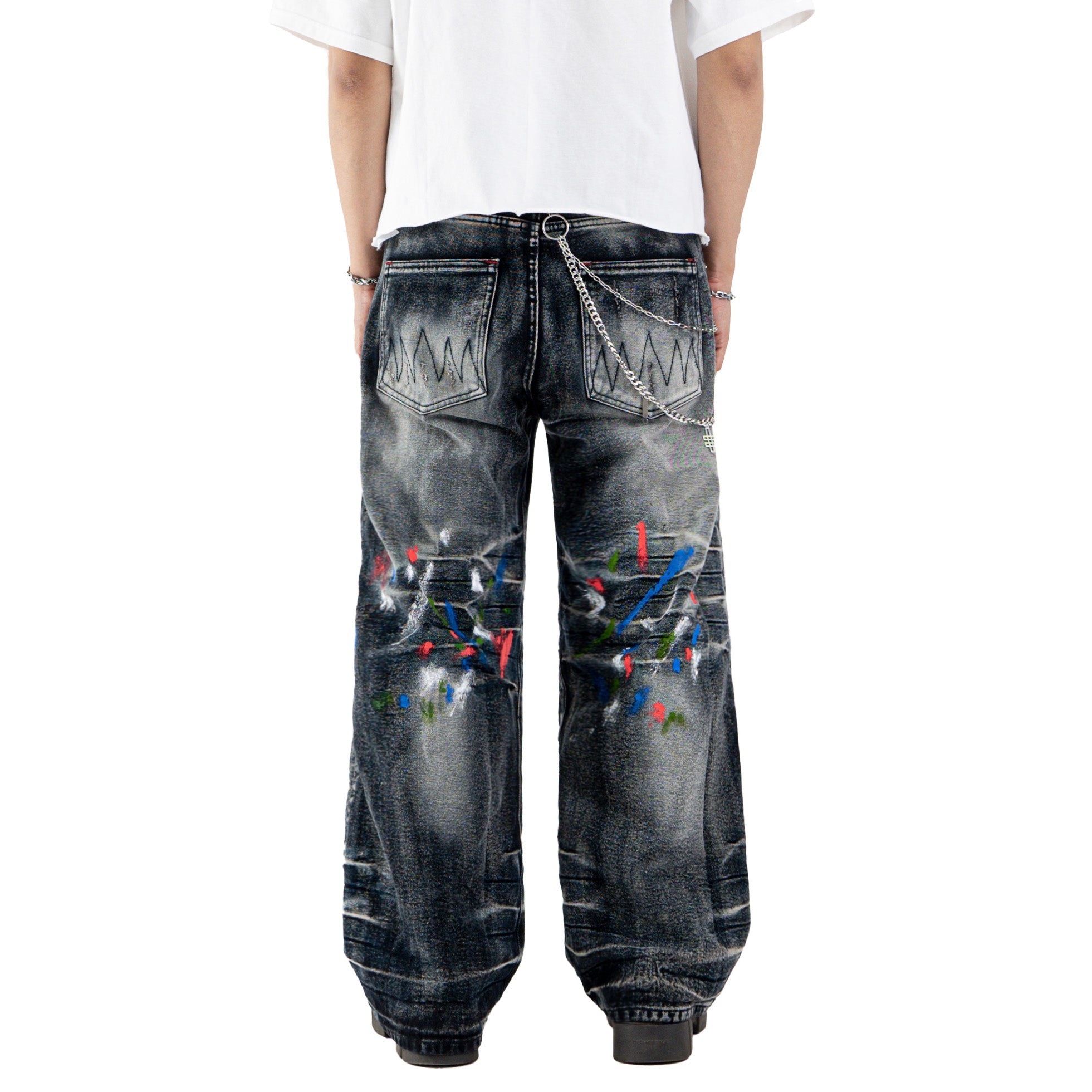 H1 baggy biker - Space grey - Jeans Pants