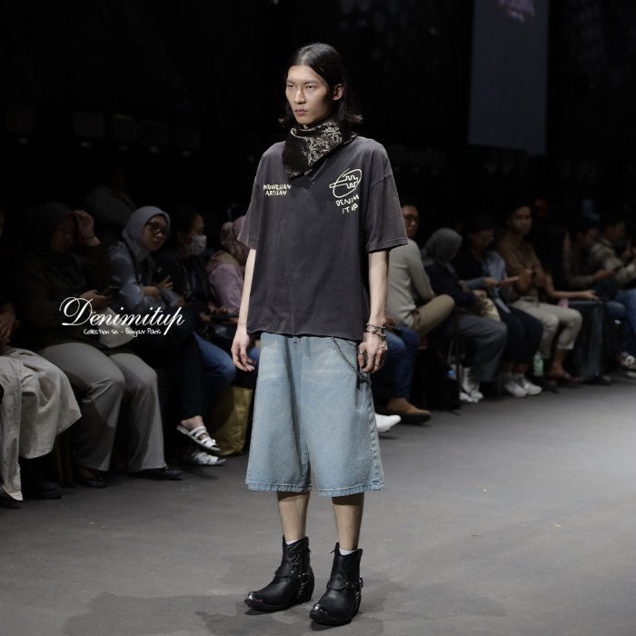 H1 Jorts - Cream Blue - Short Pants