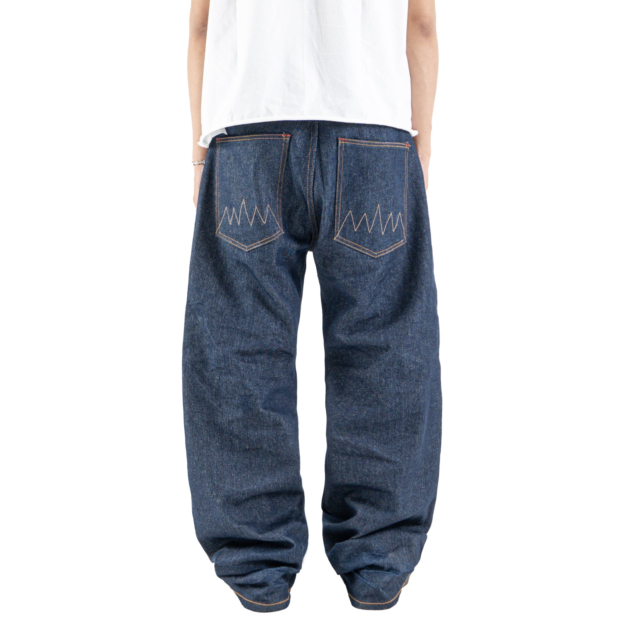 H1 baggy - Raw indigo blue  - Jeans Pants