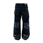 H1 baggy leather - Falcon black - Jeans Pants