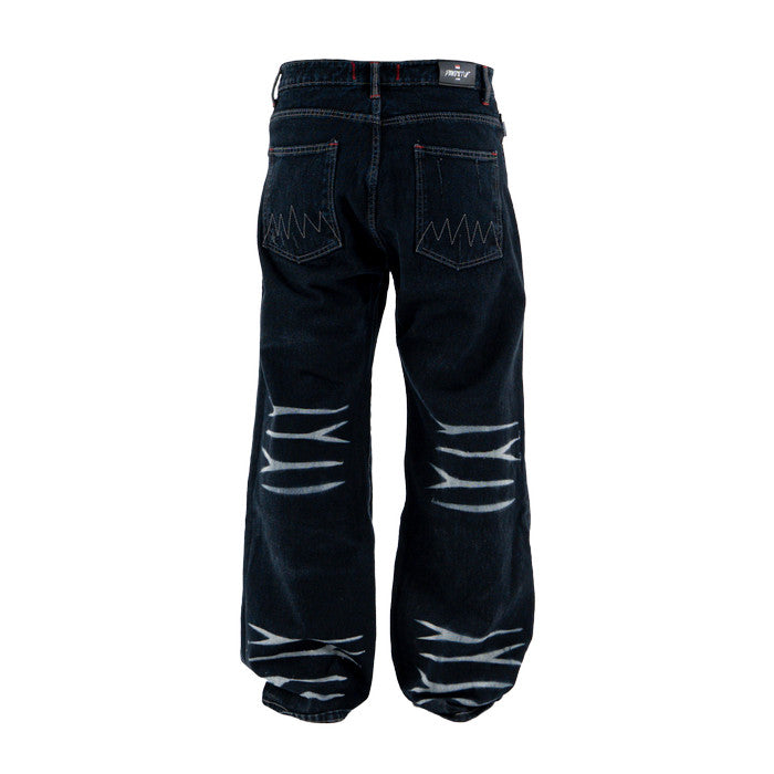 H1 baggy leather - Falcon black - Jeans Pants