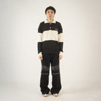 Knitwear DENIMITUP - Stripes black and white - Long Sleeve T-Shirt
