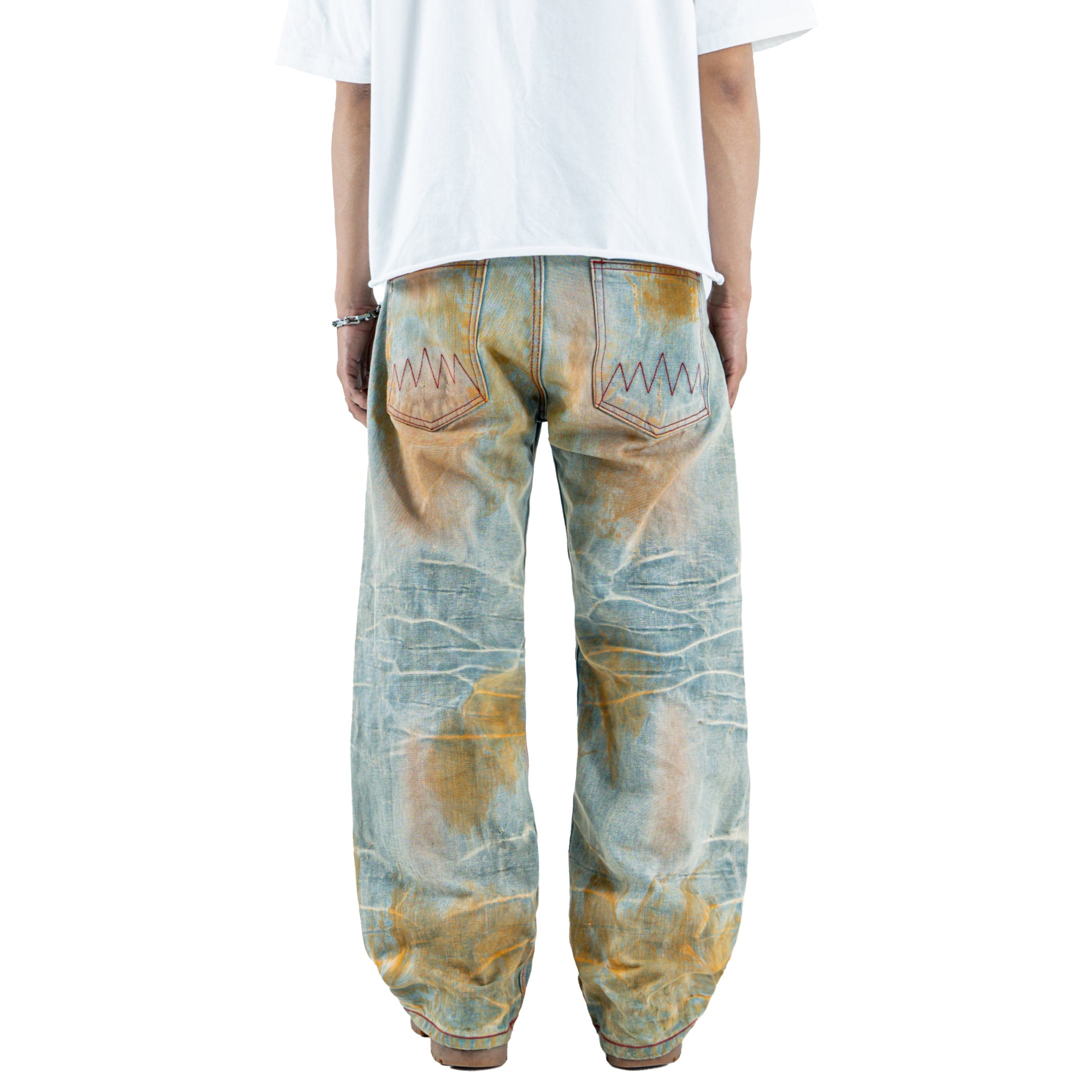 H1 BC baggy x Bhisma - Muddy golden washed - Jeans Pants