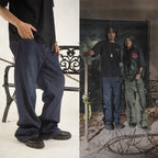 H1 baggy - Raw indigo blue  - Jeans Pants