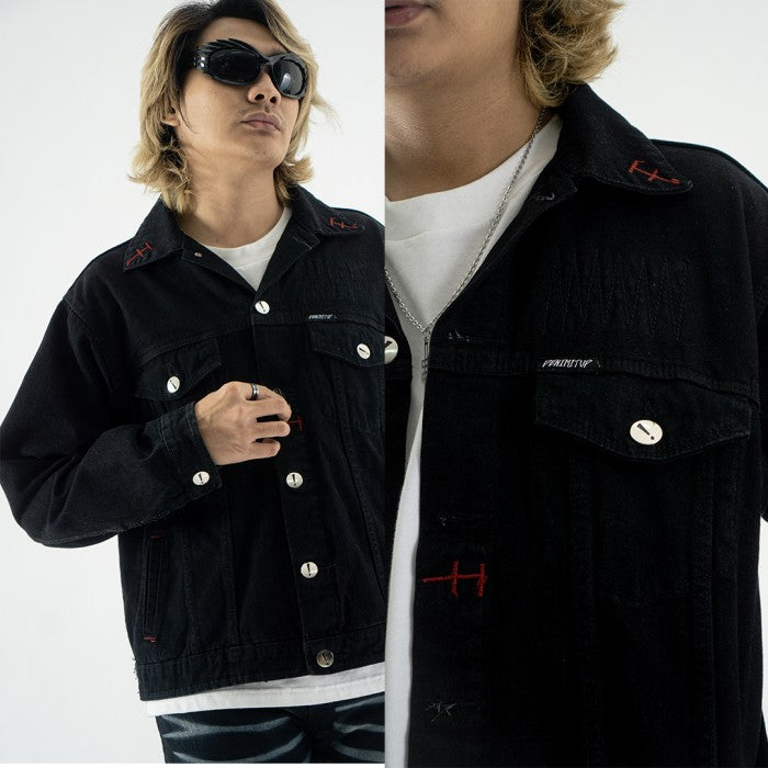 A1 Jacket - Jet Black - Denim Jacket