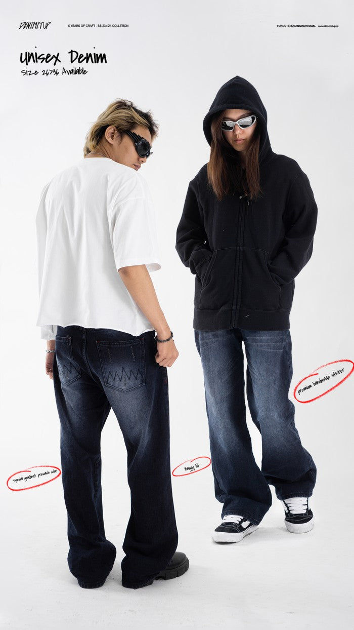 H1 baggy - Ash grey - Jeans Pants
