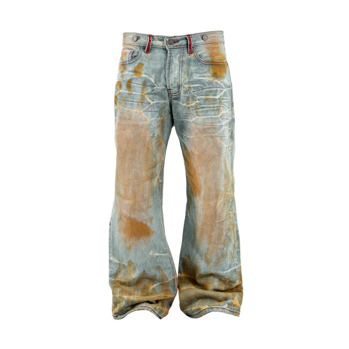 H1 BC baggy x Bhisma - Muddy golden washed - Jeans Pants