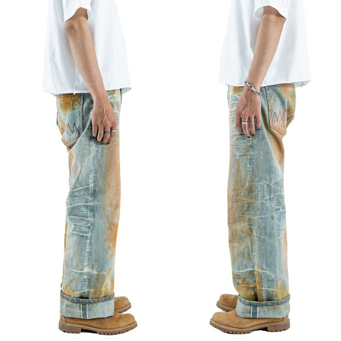 H1 BC baggy x Bhisma - Muddy golden washed - Jeans Pants