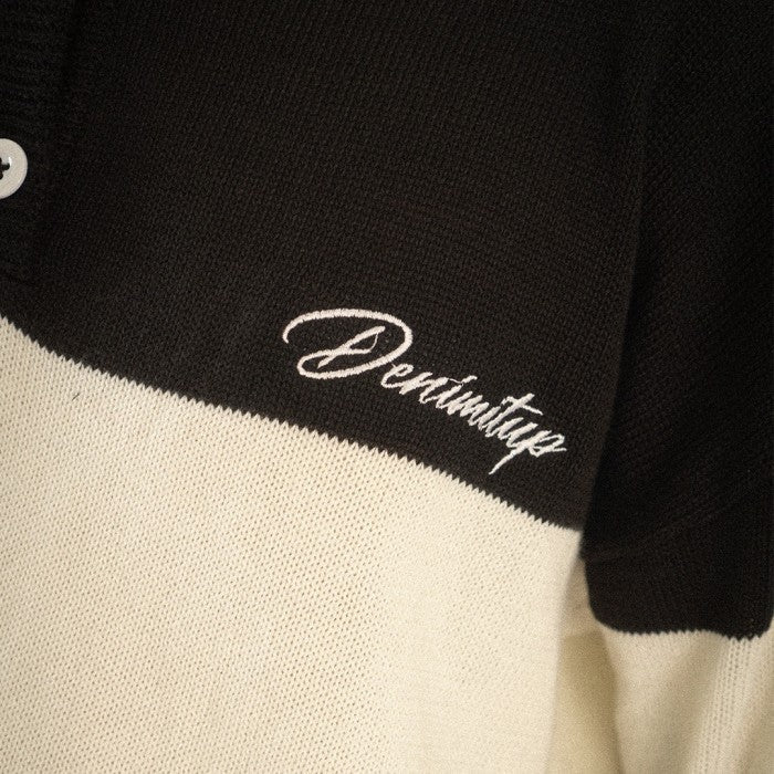 Knitwear DENIMITUP - Stripes black and white - Long Sleeve T-Shirt