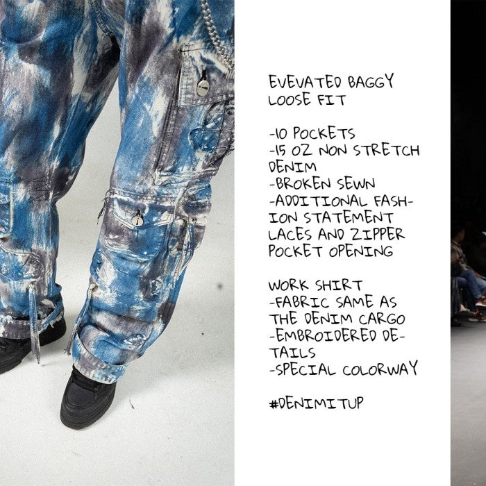 H1 Cargo Complex - Chroma Parisian Blue - Jeans Pants