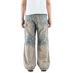 H1 baggy tri biker - Cream Stone - Jeans Pants