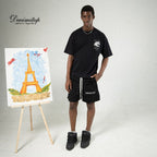 DENIMITUP canvas twill pants - Black - Short Pants