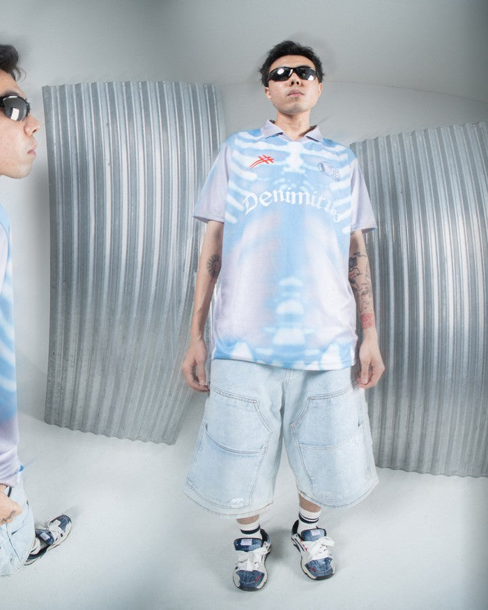 DENIMITUP 24/25 skull jersey - Gradient of blue on grey - Jersey