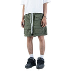 DENIMITUP canvas twill pants - Olive - Short Pants