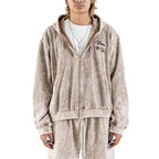DENIMITUP Snowish Desert Beige Zip - Hoodie