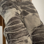 H1 baggy tri biker - Acid grey - Jeans Pants