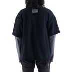 Denimitup trilogo double layer - Dual black tee - Long Sleeve T-Shirt