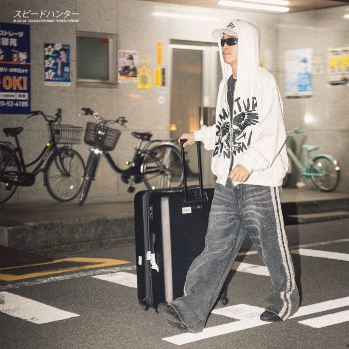 H1 Baggy Duo Stripes - Asphalt Grey - Jeans Pants