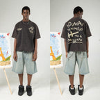 H1 Jorts - Cream Blue - Short Pants