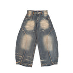 A1 Wide Barrel - Vintage Blue - Jeans