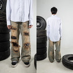 H1 Tri Fabric Baggy - Carbon Vintage Blue - Jeans Pants