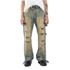 A1 carpenter batik - Vintage blue - Jeans Pants