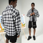 DENIMITUP - Monochrome flannel - Men Shirt