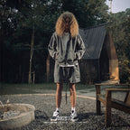 DENIMITUP Sweat Short - Snowish Black - Short Pants