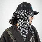 DENIMITUP "TRILOGO" -  BANDANA BLACK/ RED/ BLUE