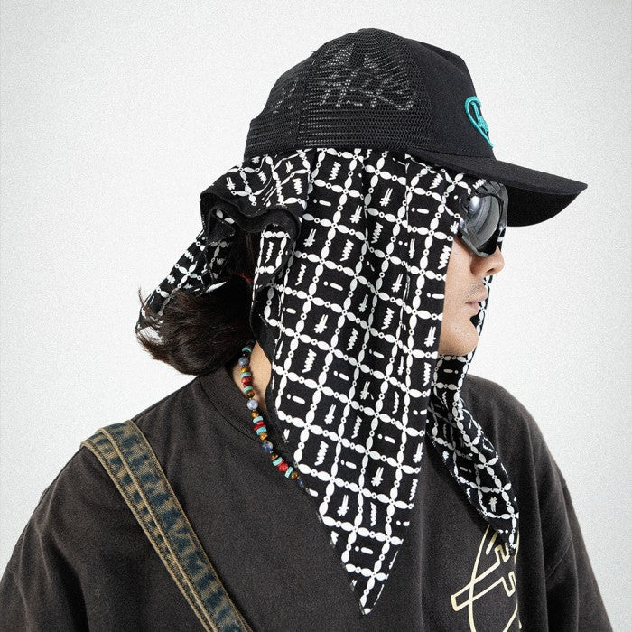 DENIMITUP "TRILOGO" -  BANDANA BLACK/ RED/ BLUE