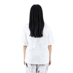 DENIMITUP Logo Tee - Pink On White - T-Shirt