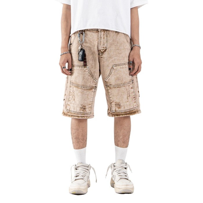 A1 carpenter short - Desert beige wash - Jeans Pants